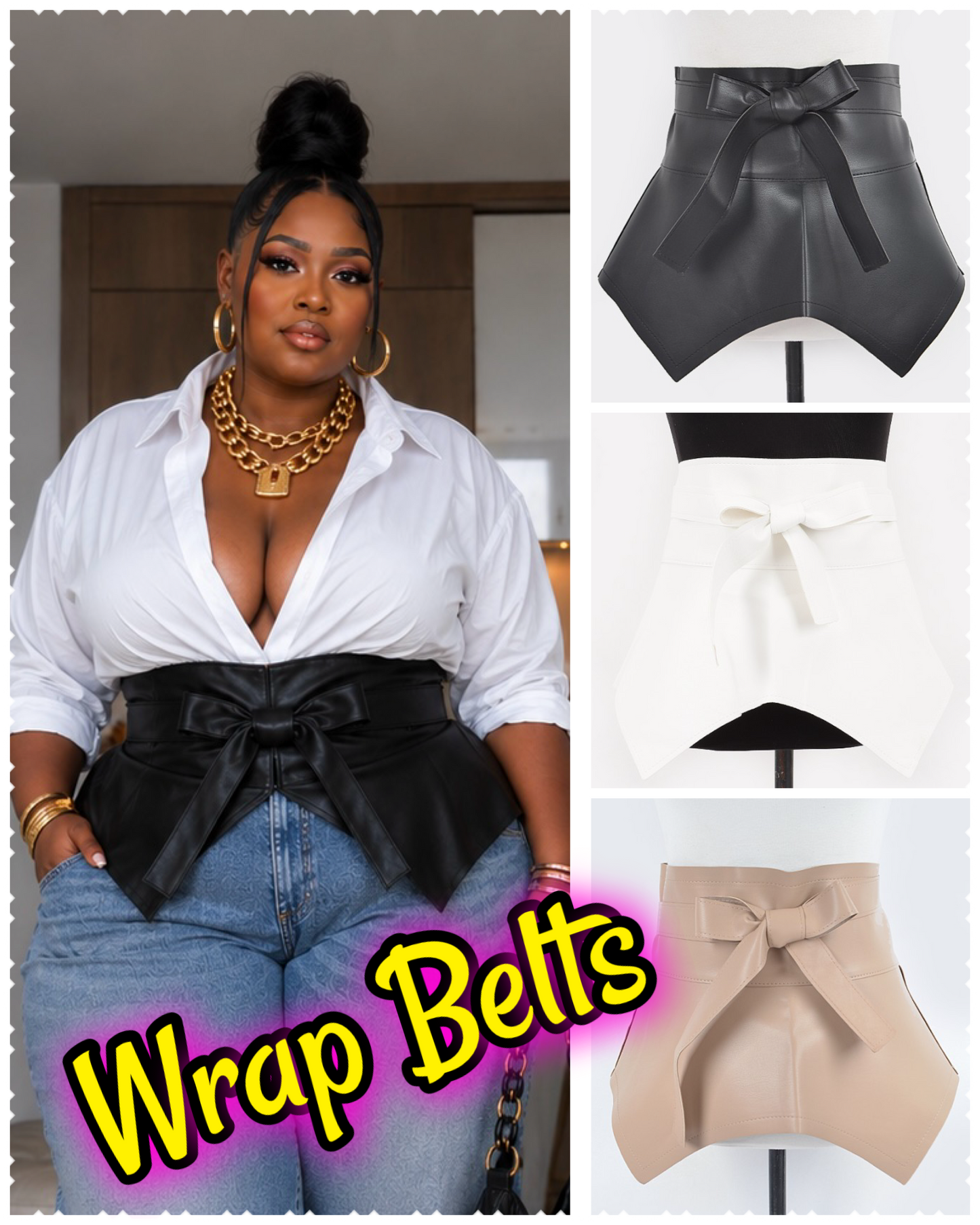 "MY FLYCHICK" WRAP BELT-23