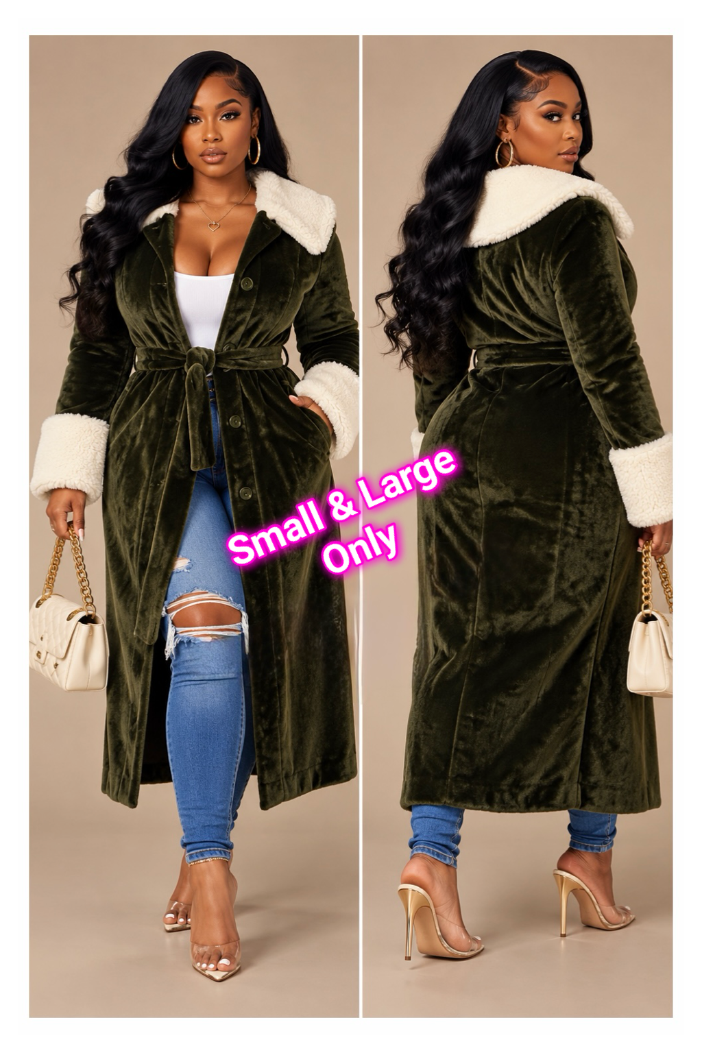 Charli Sherpa Faux Fur Coat