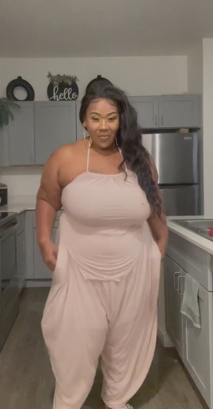 PLUS SIZE 2-PIECE HAREM PANT SET